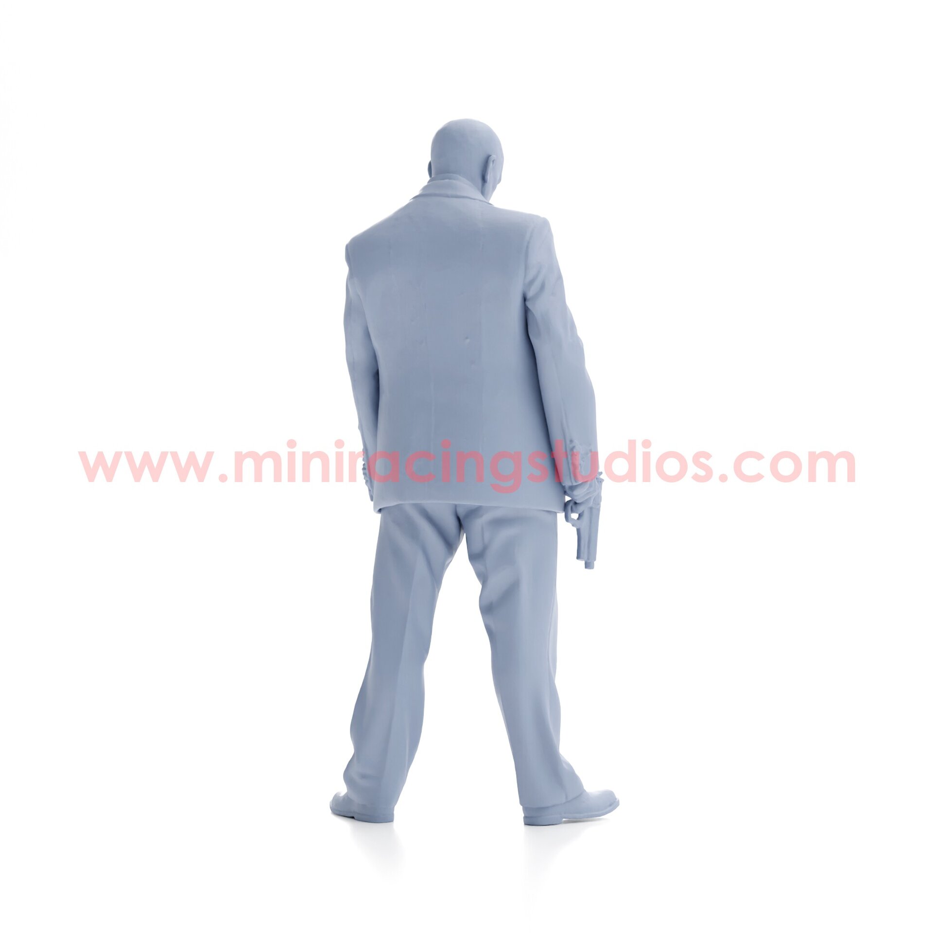 Figura Frank Martin 2 Transporter 1/64 en Resina sin Pintar | MiniRacing64 - 4