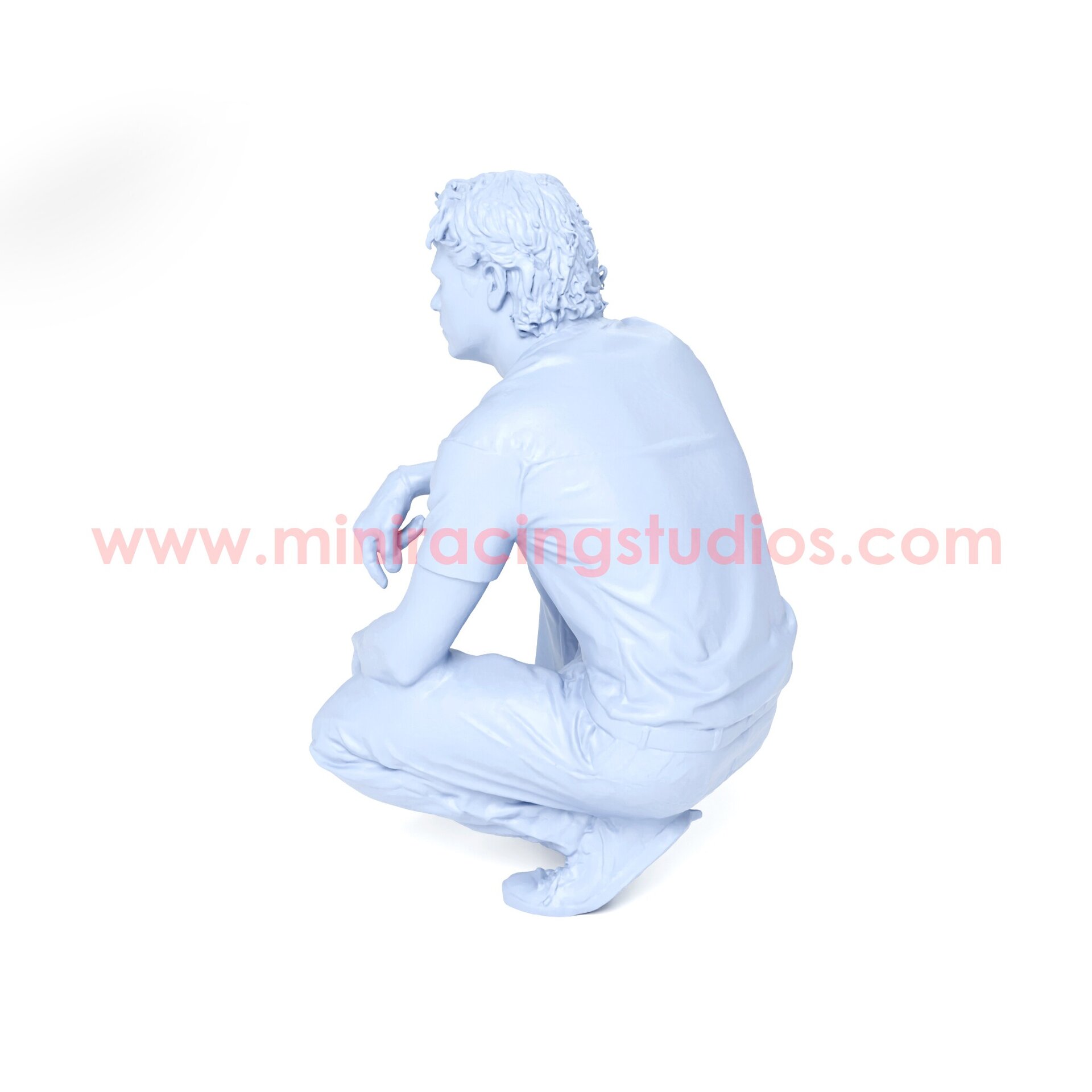 Figura Paul Walker 2 - 1:64 sin pintar en Resina – MiniRacing64 - 4