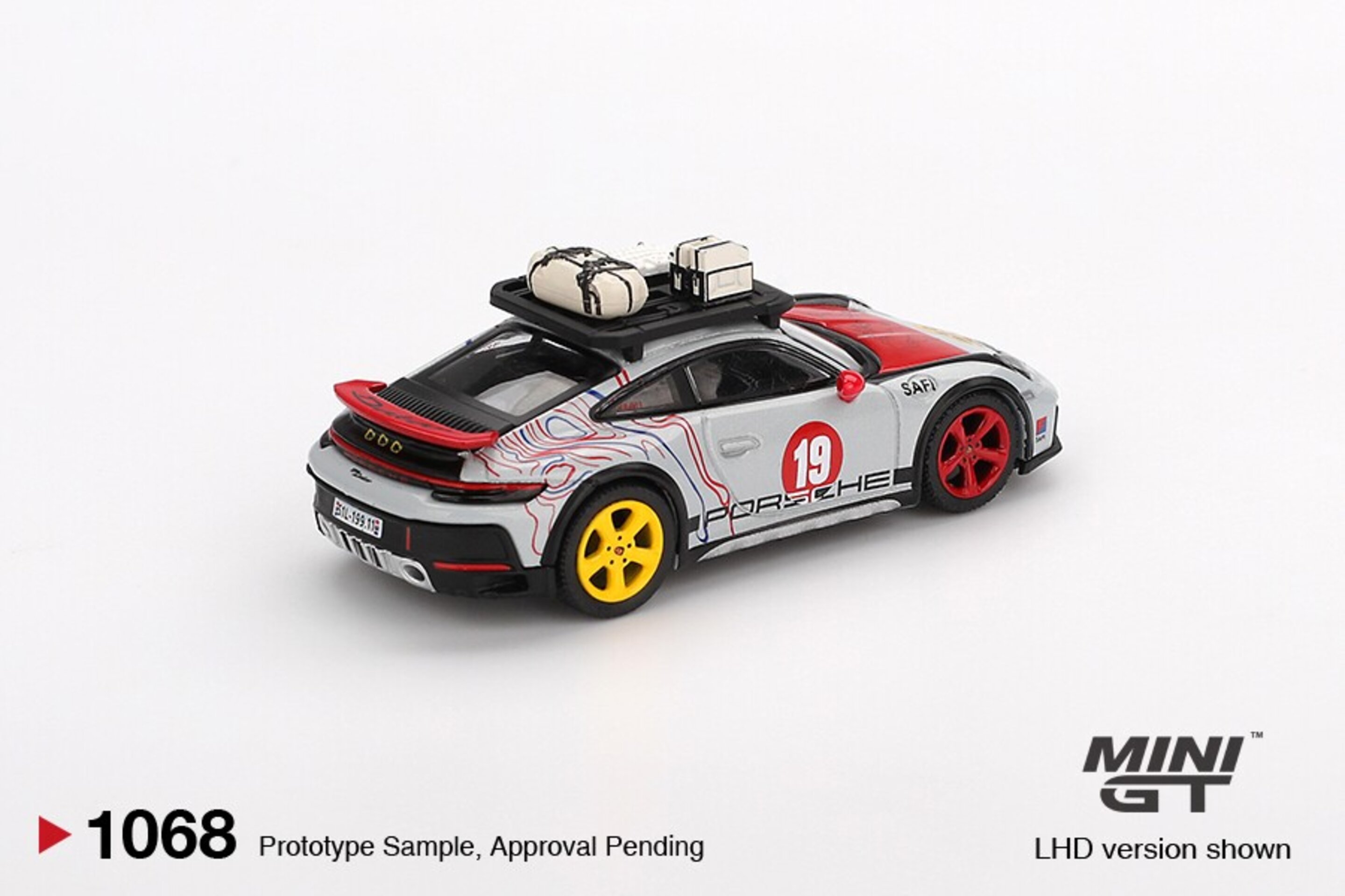 MGT01068-L 1:64 PORSCHE 911 (992) DAKAR "UNCLE RALLY" 2024 - 2