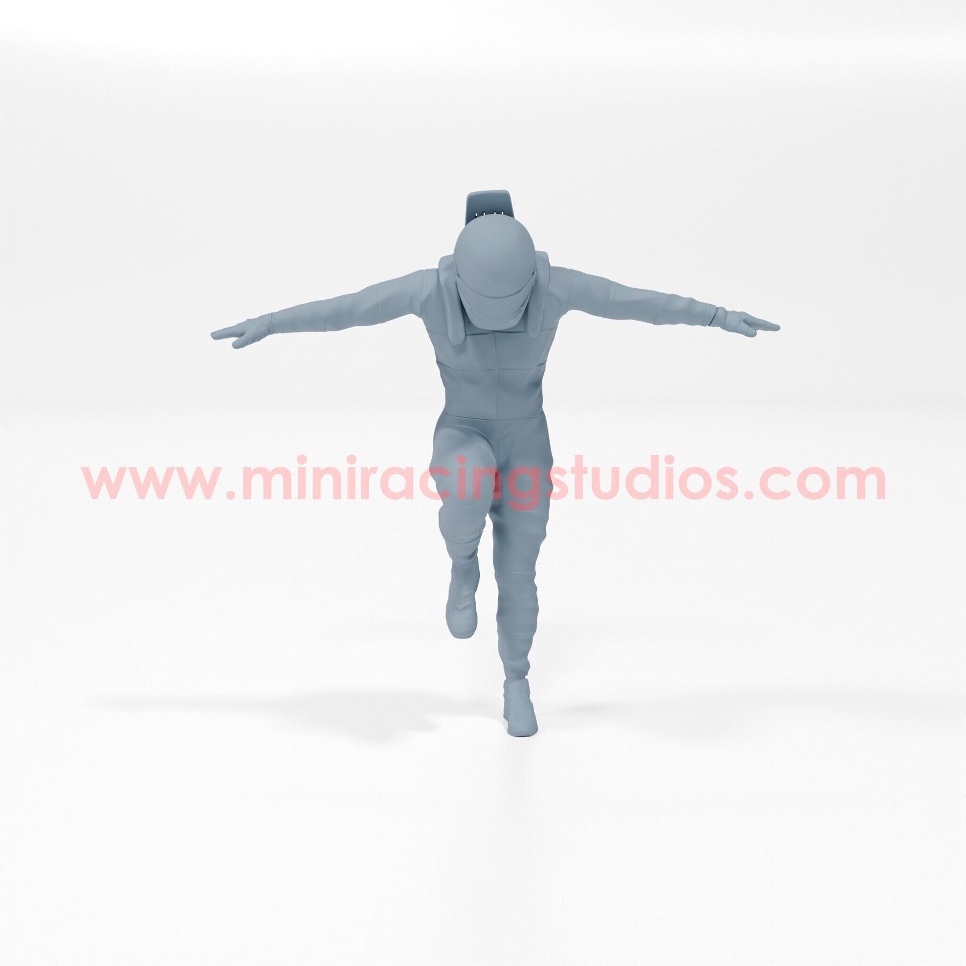 F1 Alonso Celebracíón Figura en  3D  - 1/64 en Resina – MiniRacing64 - 2