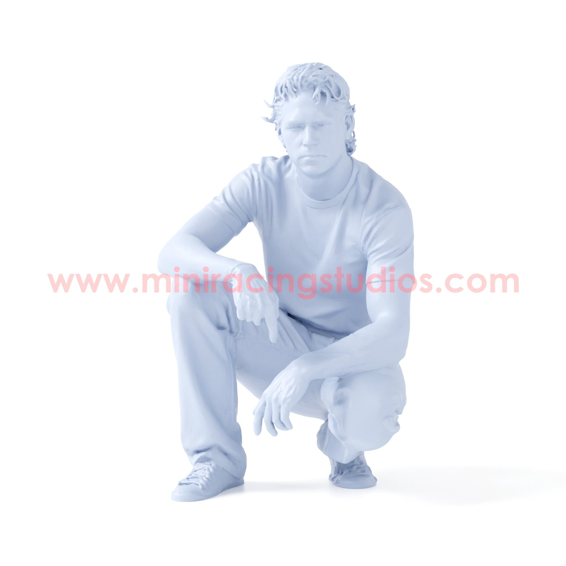 Figura Paul Walker 2 - 1:64 sin pintar en Resina – MiniRacing64 - 3
