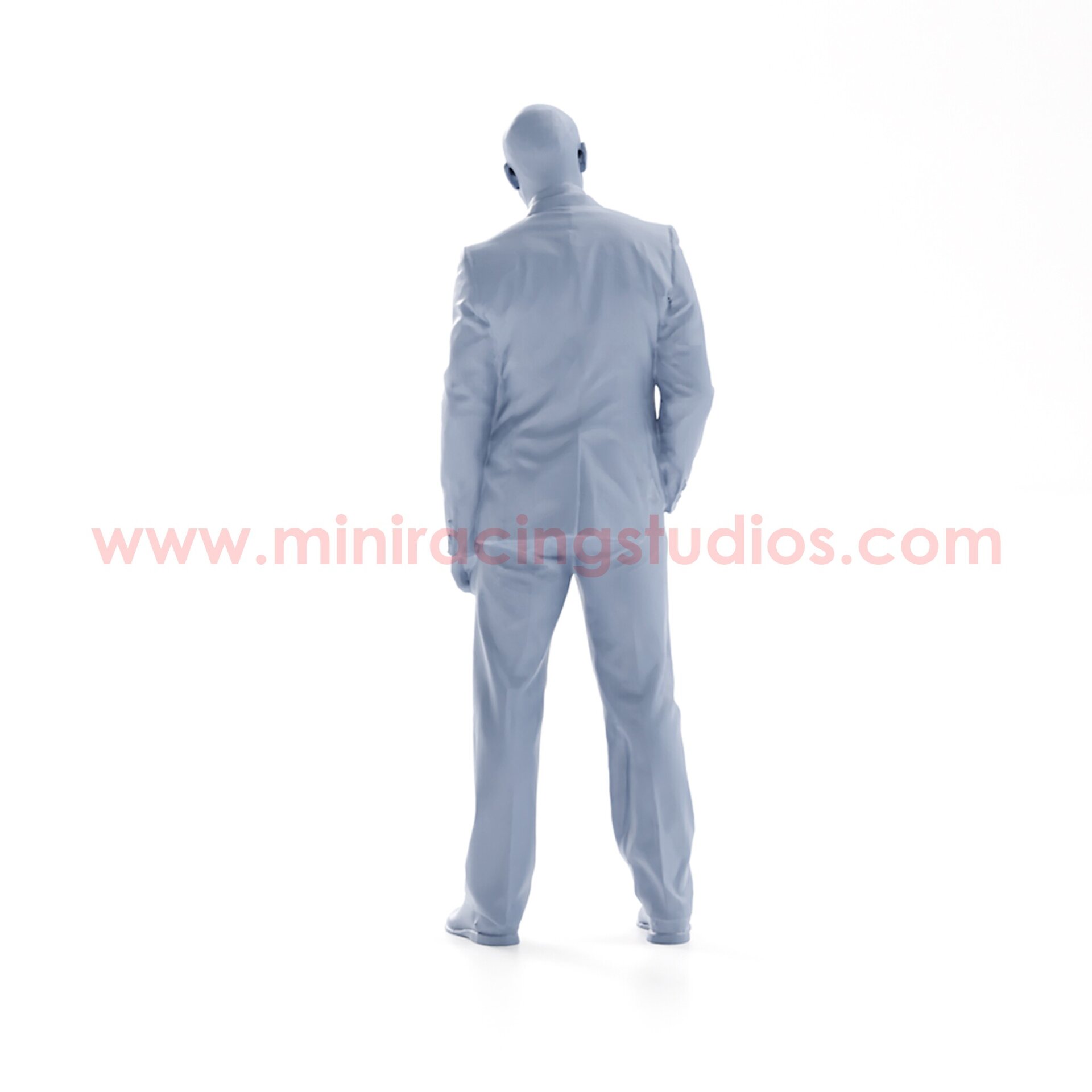Figura Frank Martin Transporter 1/64 en Resina sin Pintar | MiniRacing64 - 3